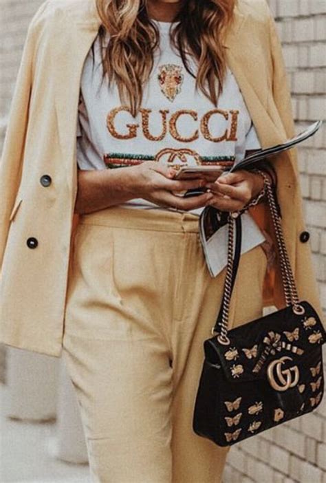 gucci outfits women's|gucci casual outfits.